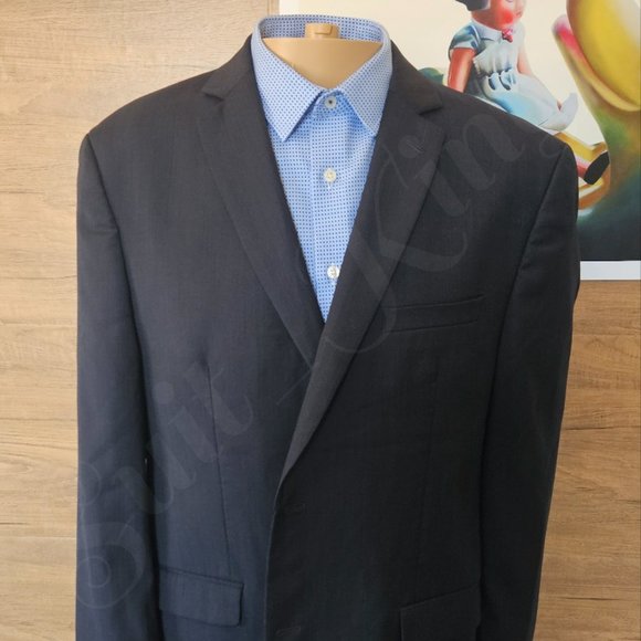 Joseph Abbound Mens Blazer Sport Coat 2 Button Causal Jacket Size 44R Wool Suit - Picture 1 of 13